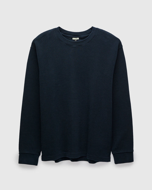 Waffle Thermal Knit in Navy
