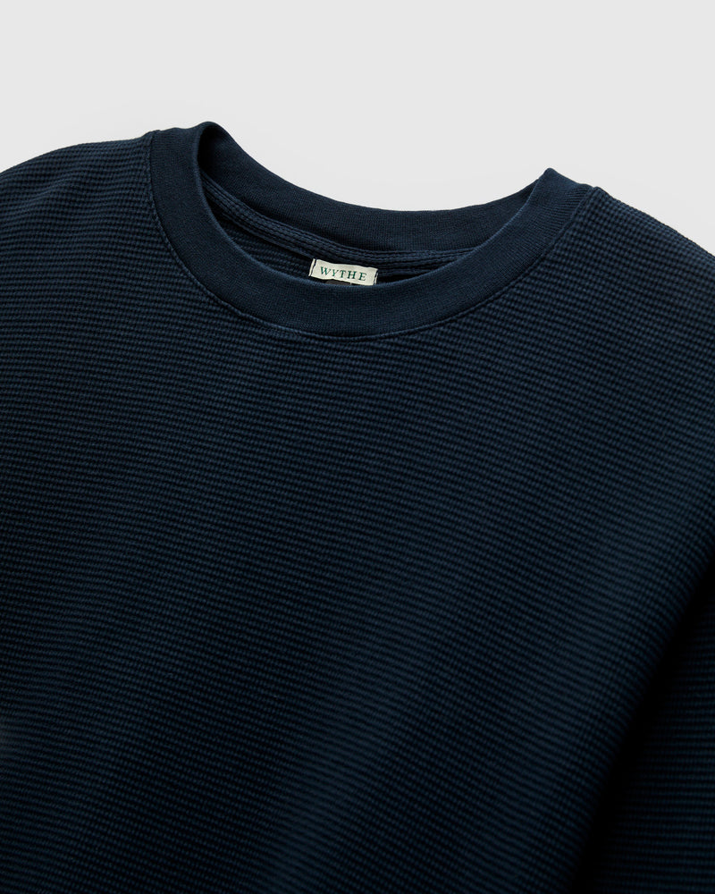 Waffle Thermal Knit in Navy