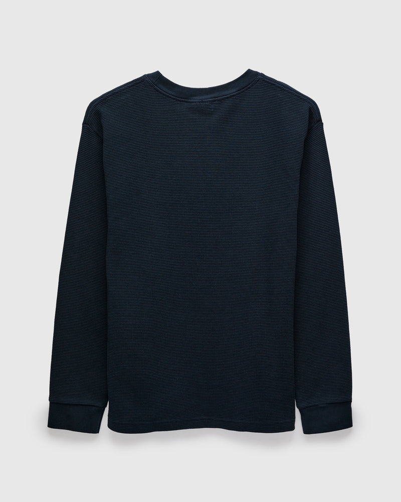 Waffle Thermal Knit in Navy