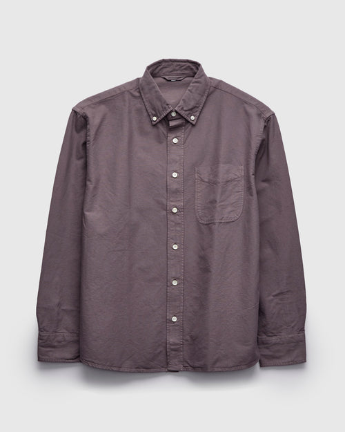 Big Oxford Shirt in Dusty Purple