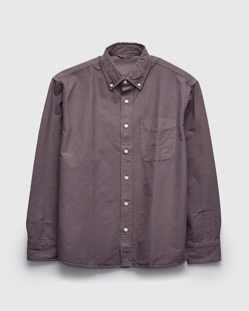 Big Oxford Shirt in Dusty Purple