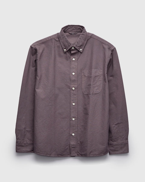 Big Oxford Shirt in Dusty Purple – Blue Owl Workshop