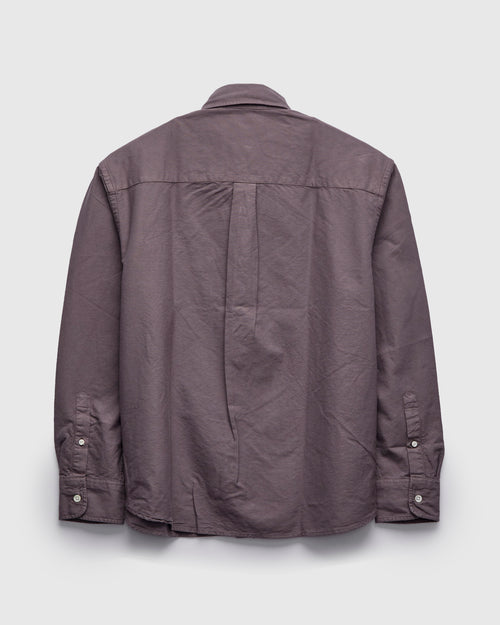 Big Oxford Shirt in Dusty Purple
