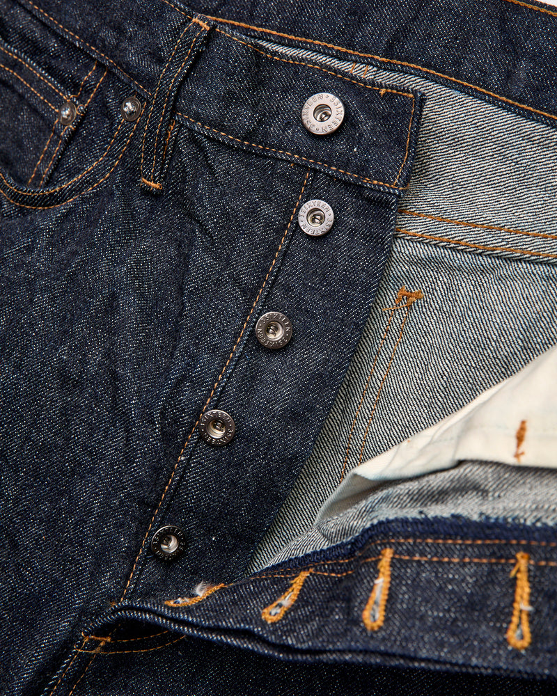 RS-100xk "Kibata" 14oz One Wash Selvedge Denim - Relaxed Straight Fit