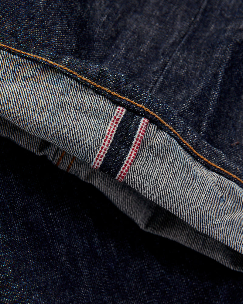 RS-100xk "Kibata" 14oz One Wash Selvedge Denim - Relaxed Straight Fit