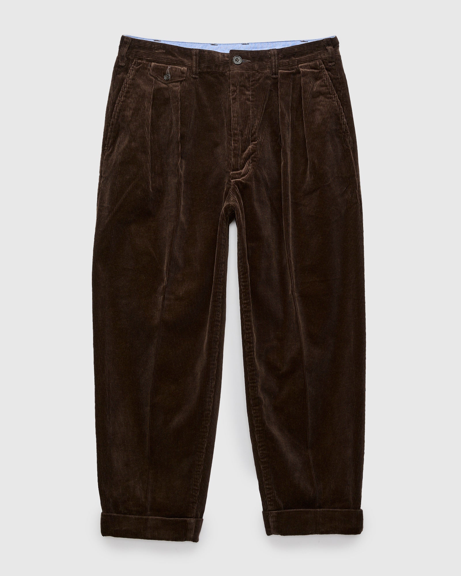 2 Pleats Tapered Corduroy BEAMS PLUS