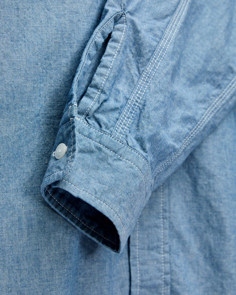 Chambray Workshirt in Sax