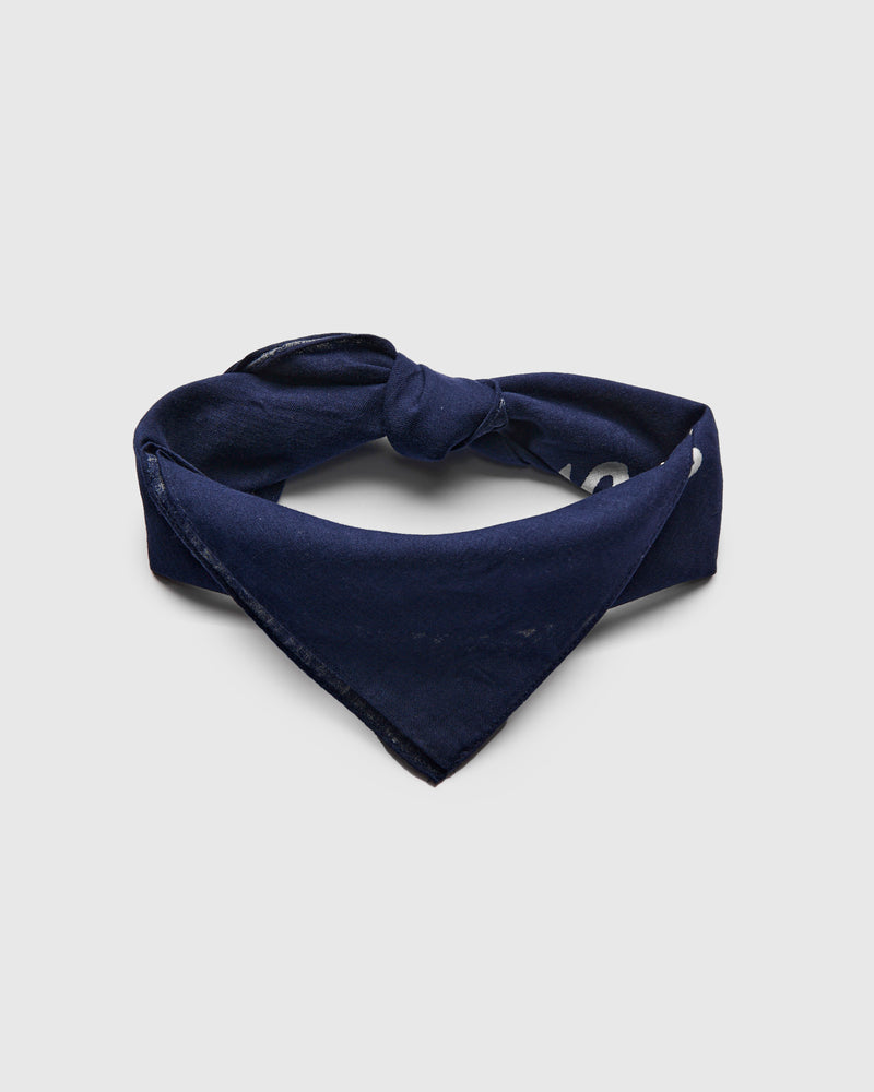"Tora Ni Fuji" Bandanna in Dark Navy