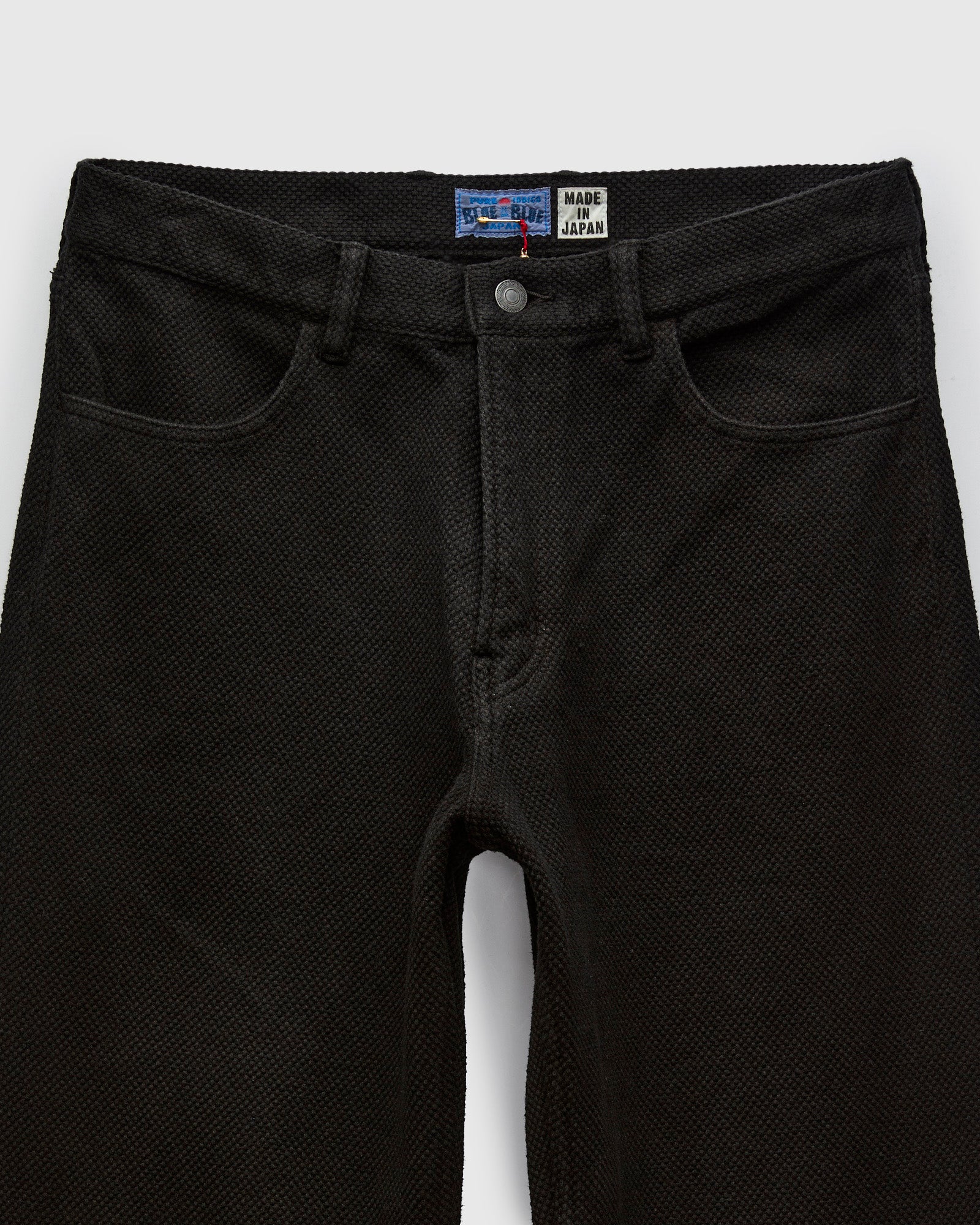 Double Cloth Sashiko Jeans in Black – Blue Owl Workshop