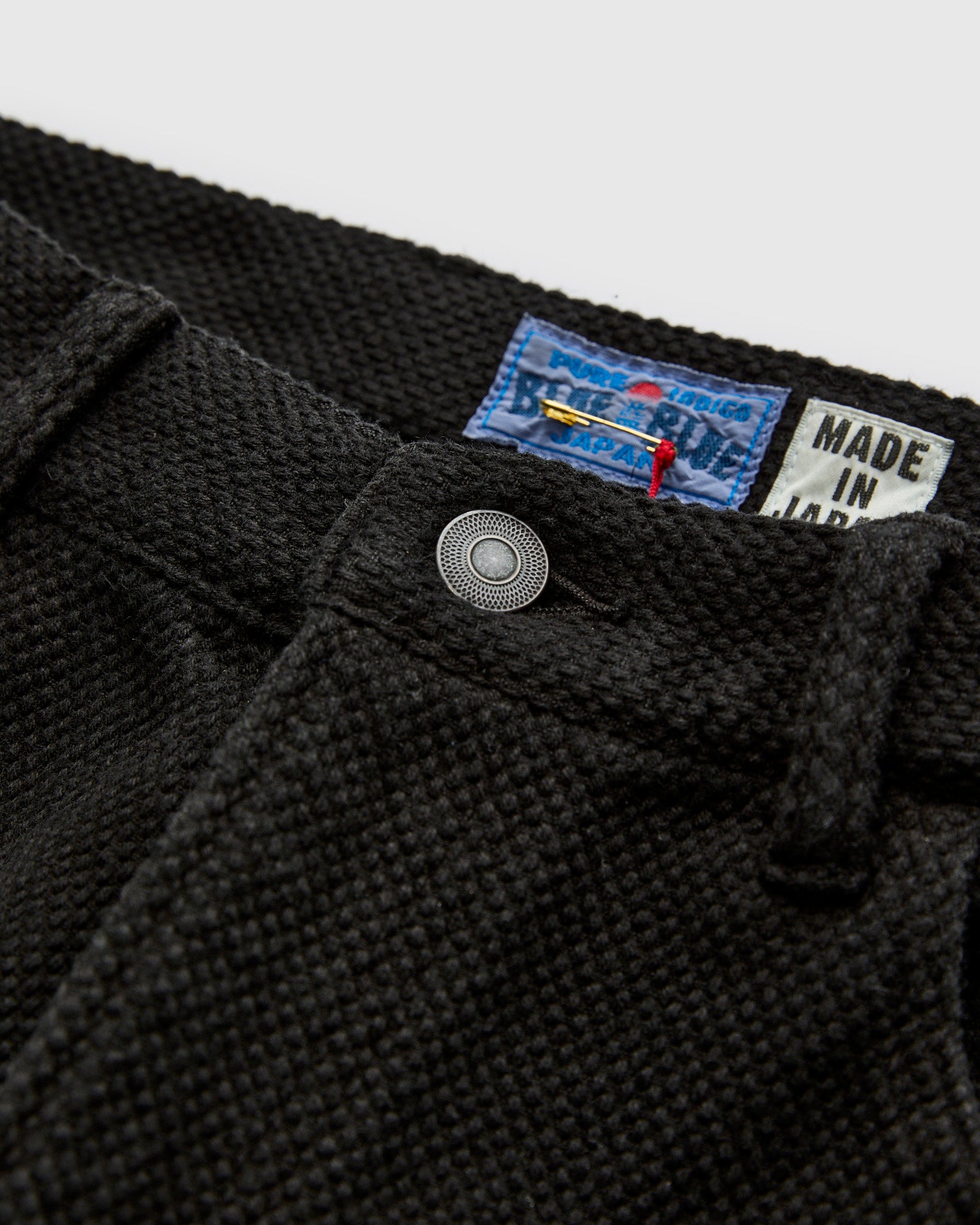 Double Cloth Sashiko Jeans in Black – Blue Owl Workshop