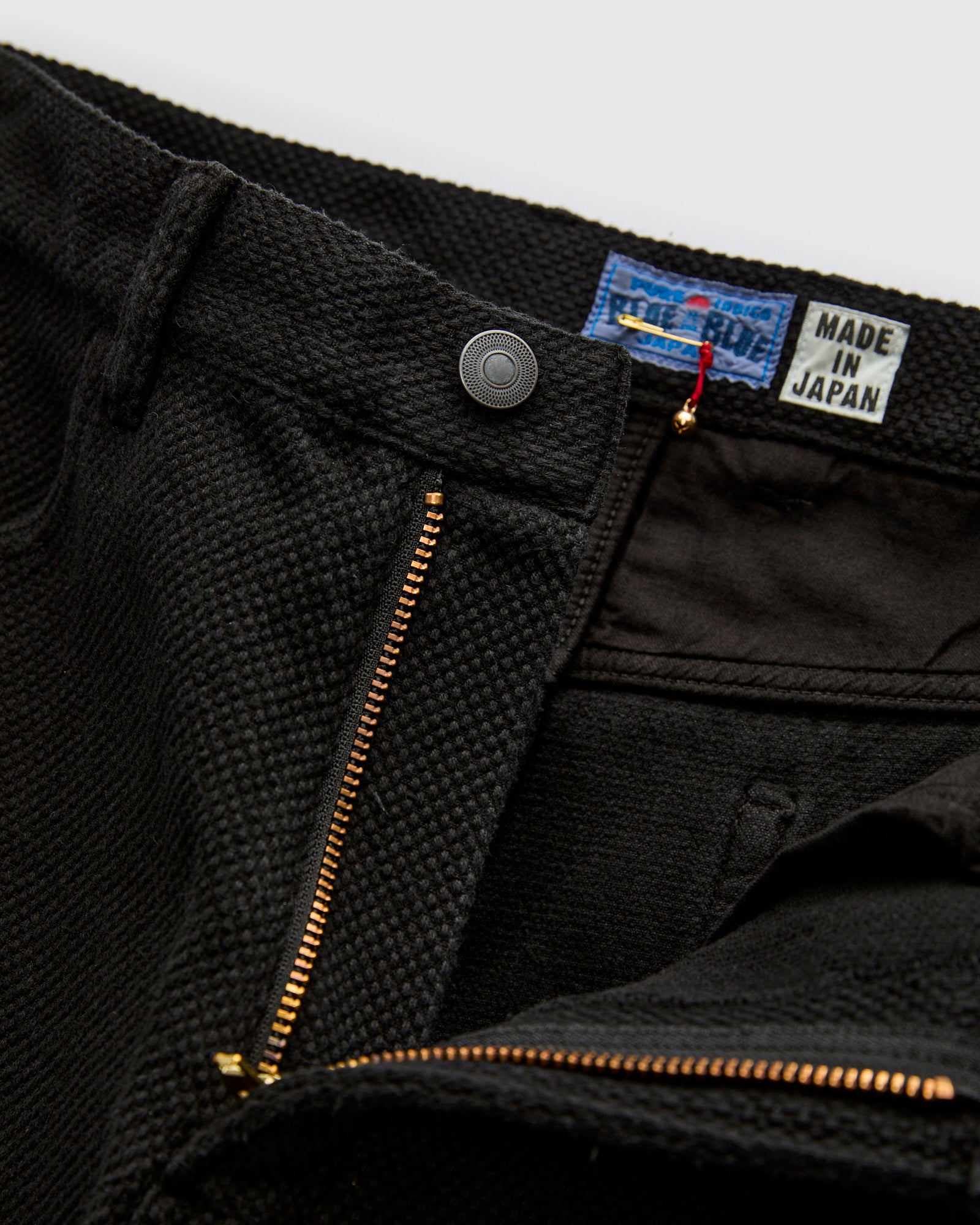 Double Cloth Sashiko Jeans in Black – Blue Owl Workshop