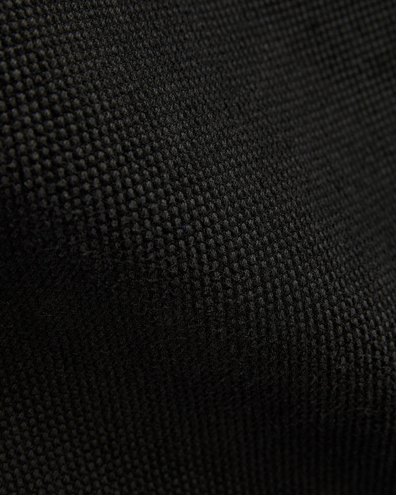 Double Cloth Sashiko Trousers in Black