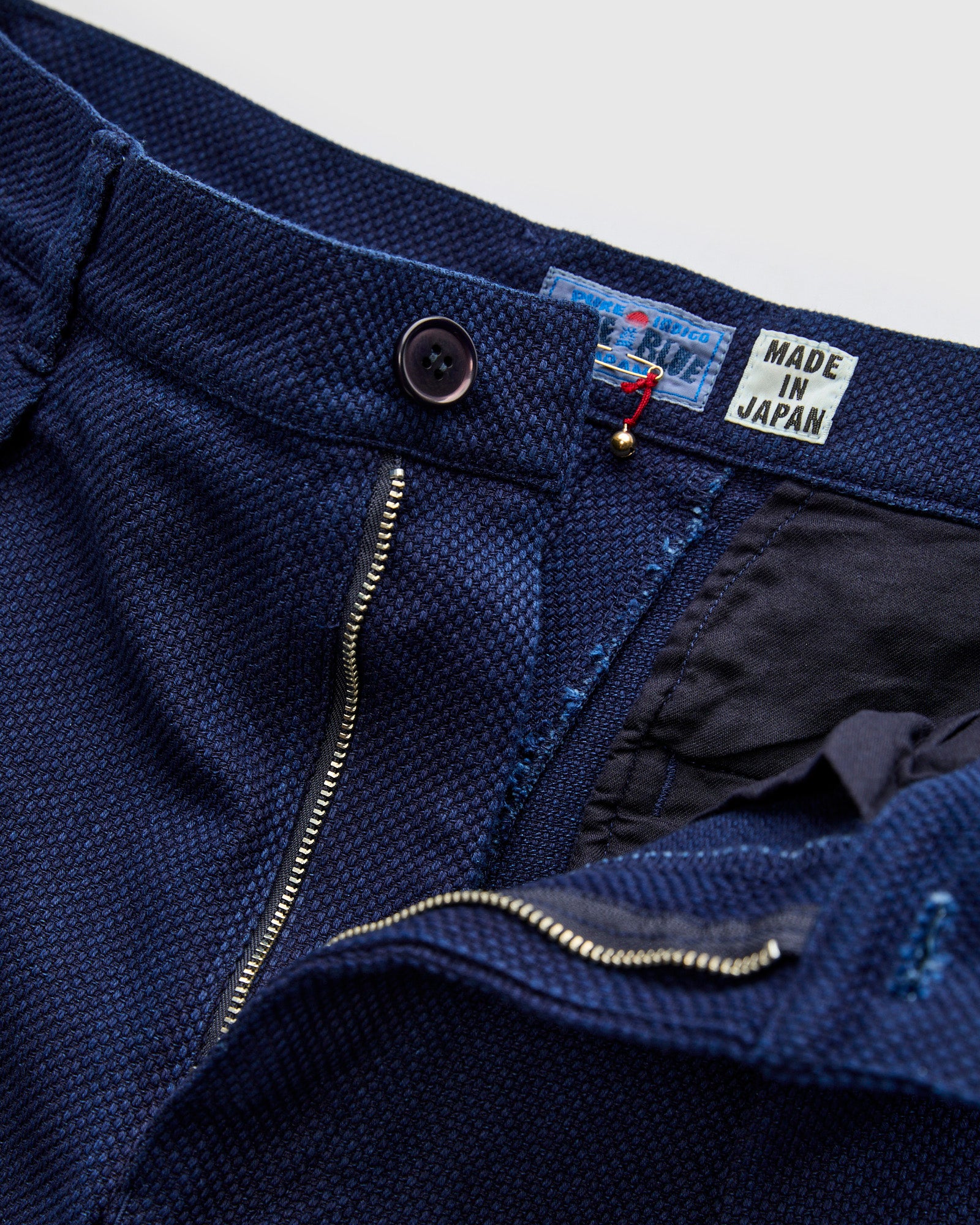 Double Cloth Sashiko Trousers in Hand Dyed Indigo – Blue Owl Workshop