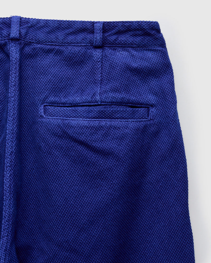 Hand Dyed Sashiko Fatigue Pants in Indigo