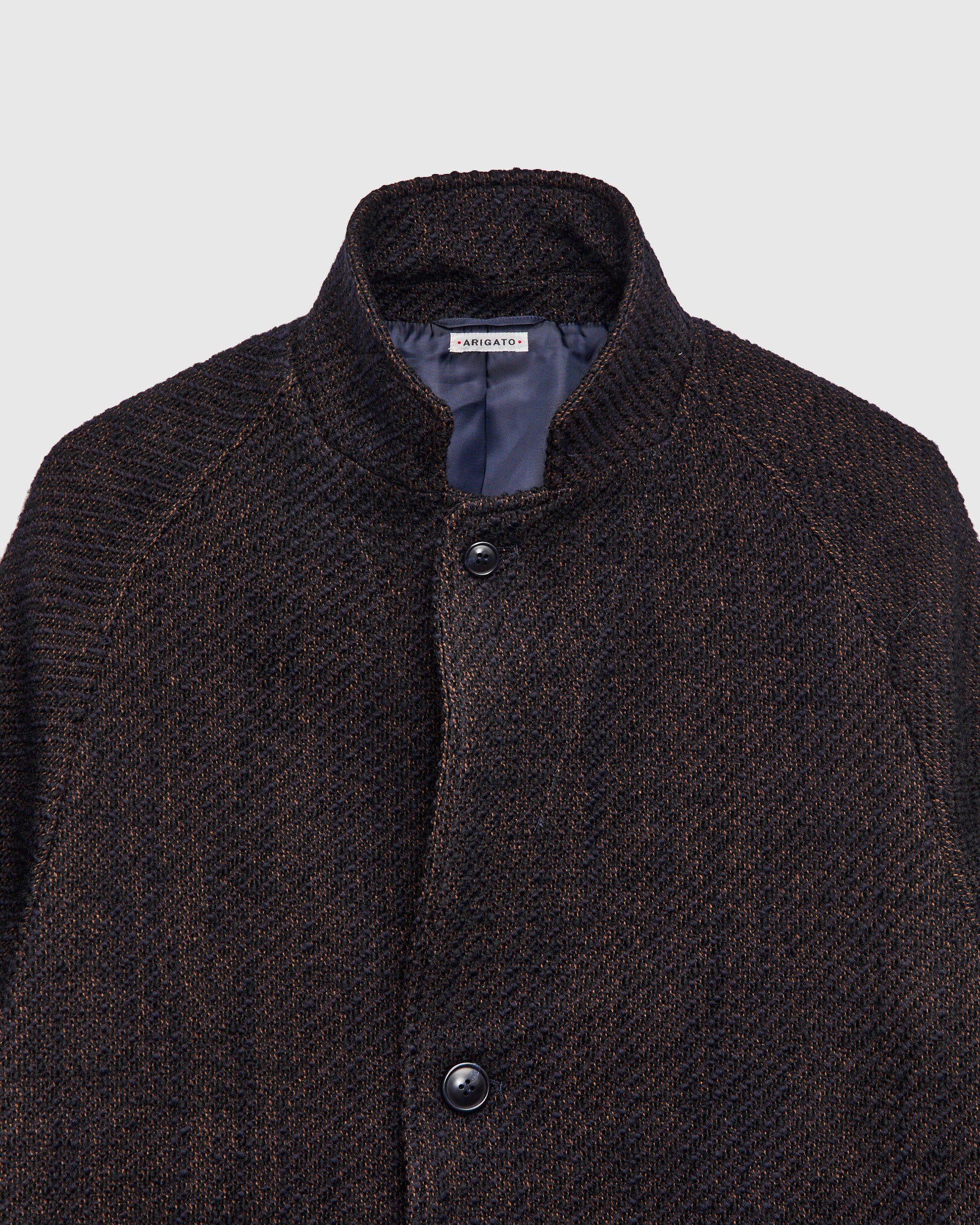 Roving Tweed Chester Coat in Dark Navy – Blue Owl Workshop