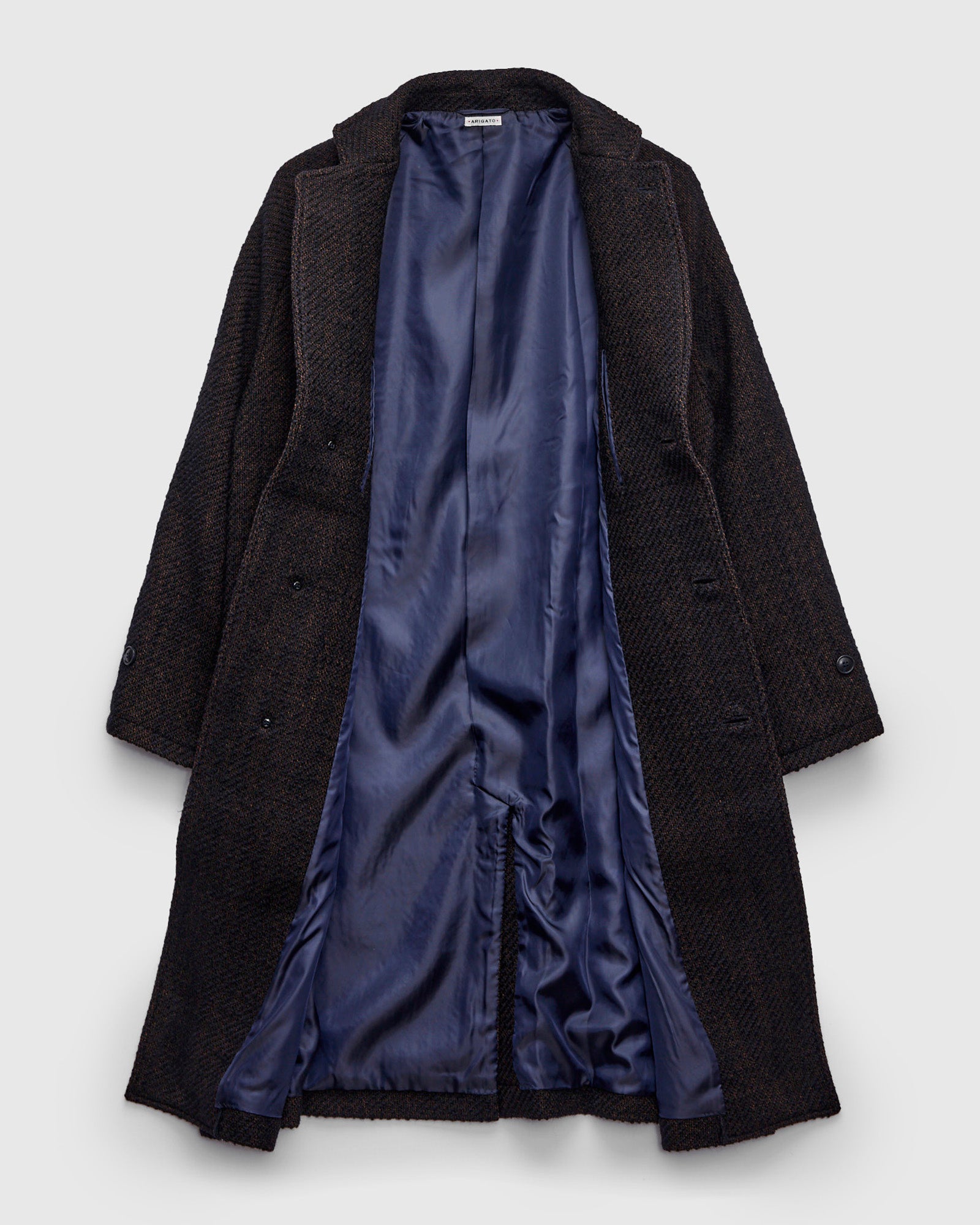 Roving Tweed Chester Coat in Dark Navy – Blue Owl Workshop