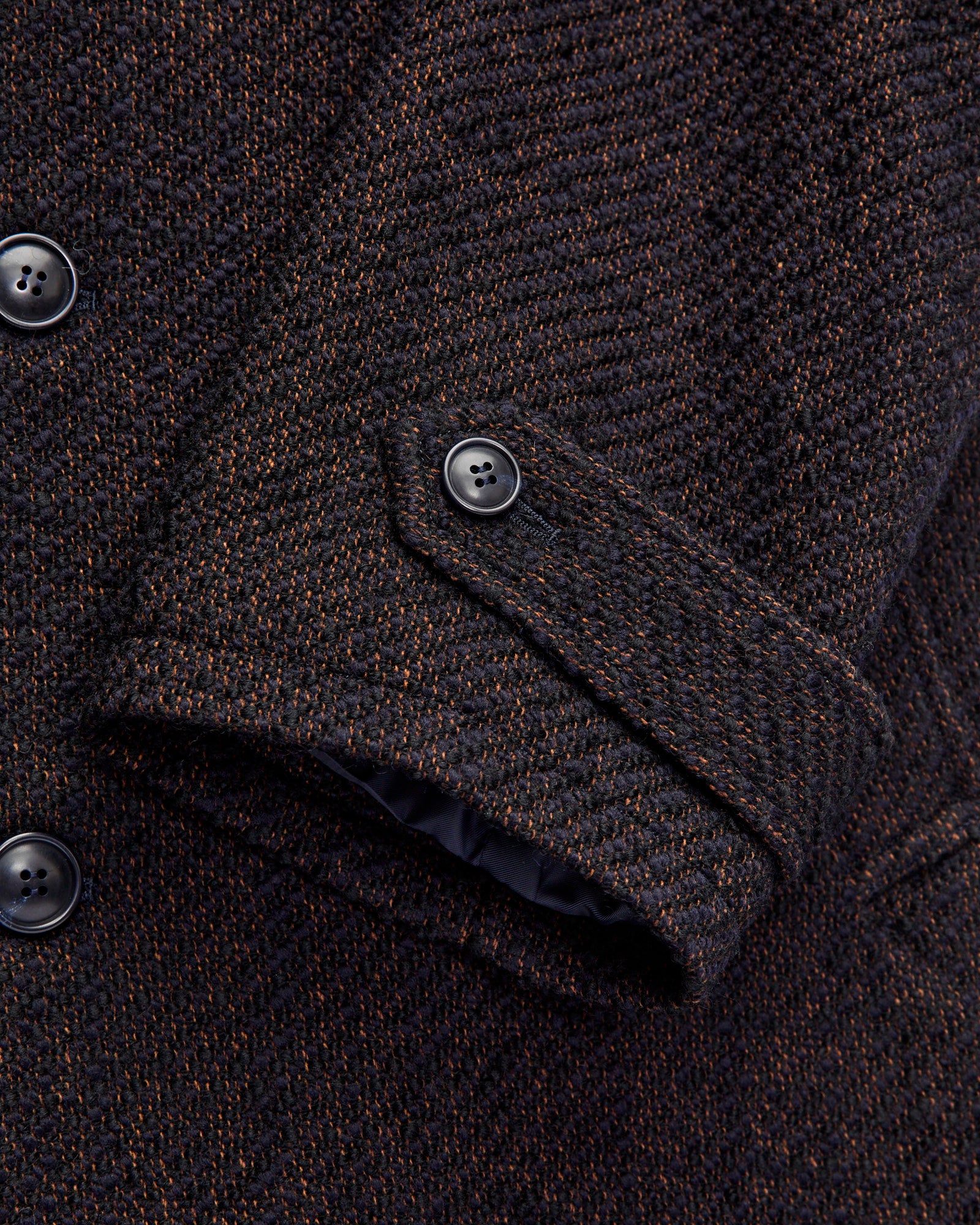 Roving Tweed Chester Coat in Dark Navy – Blue Owl Workshop