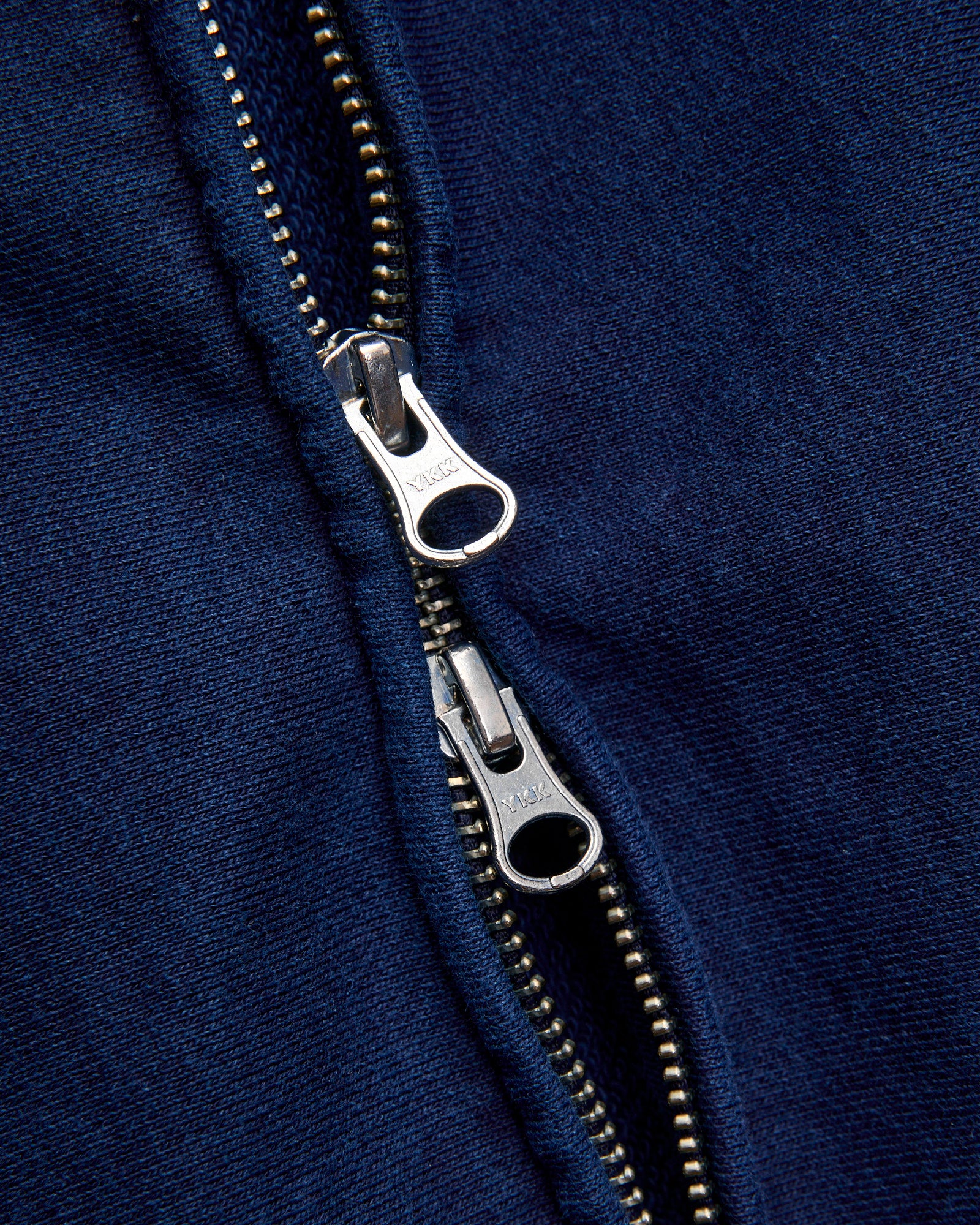 Organic Hand-Dyed Zip Hoodie in Indigo – Blue Owl Workshop