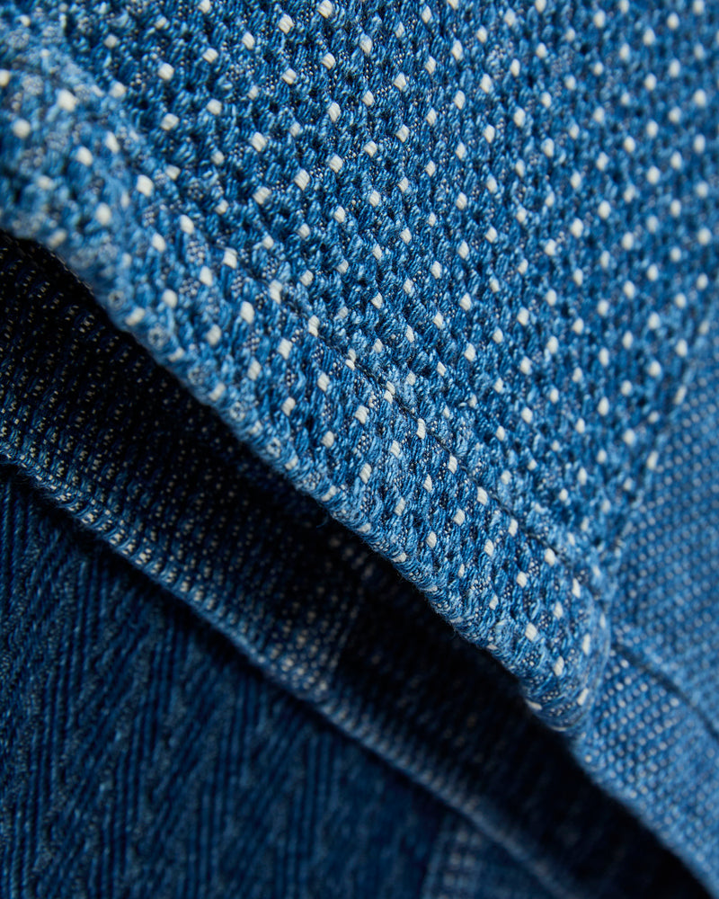 Boro Patchwork Wide Pants in Indigo 3-Year Wash