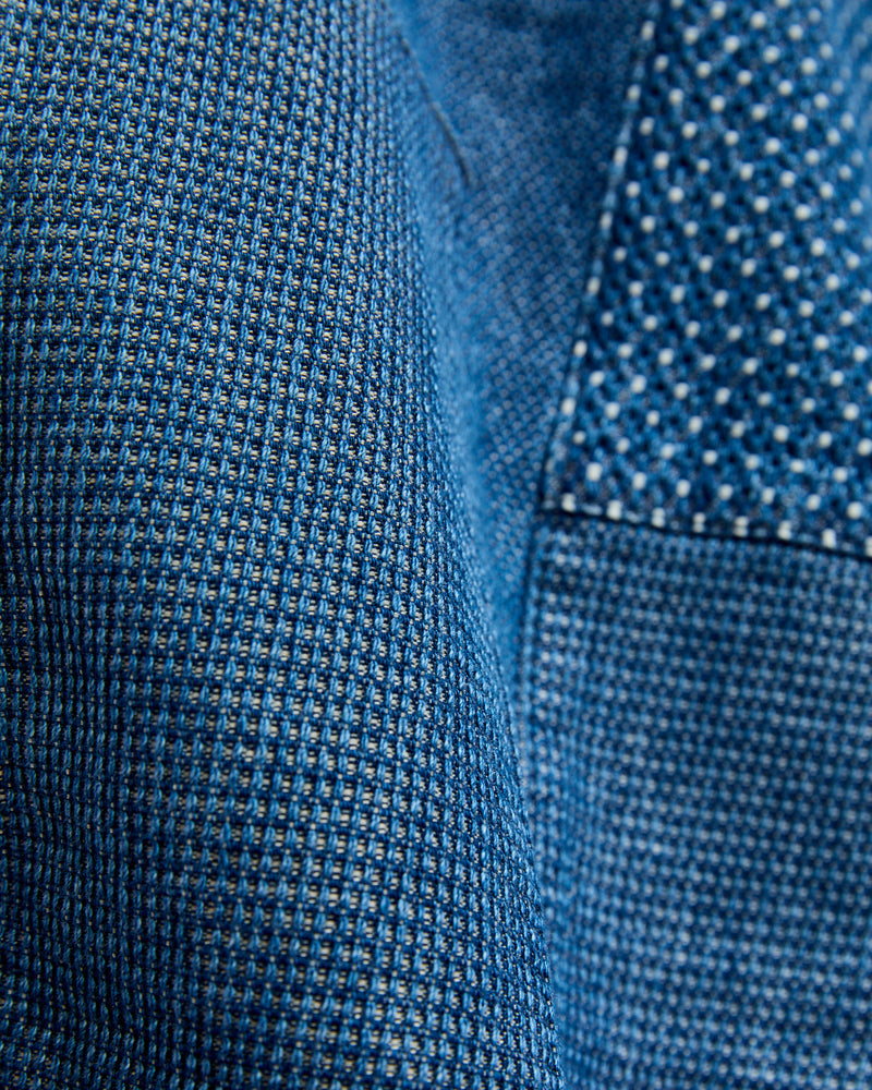 Boro Patchwork Wide Pants in Indigo 3-Year Wash