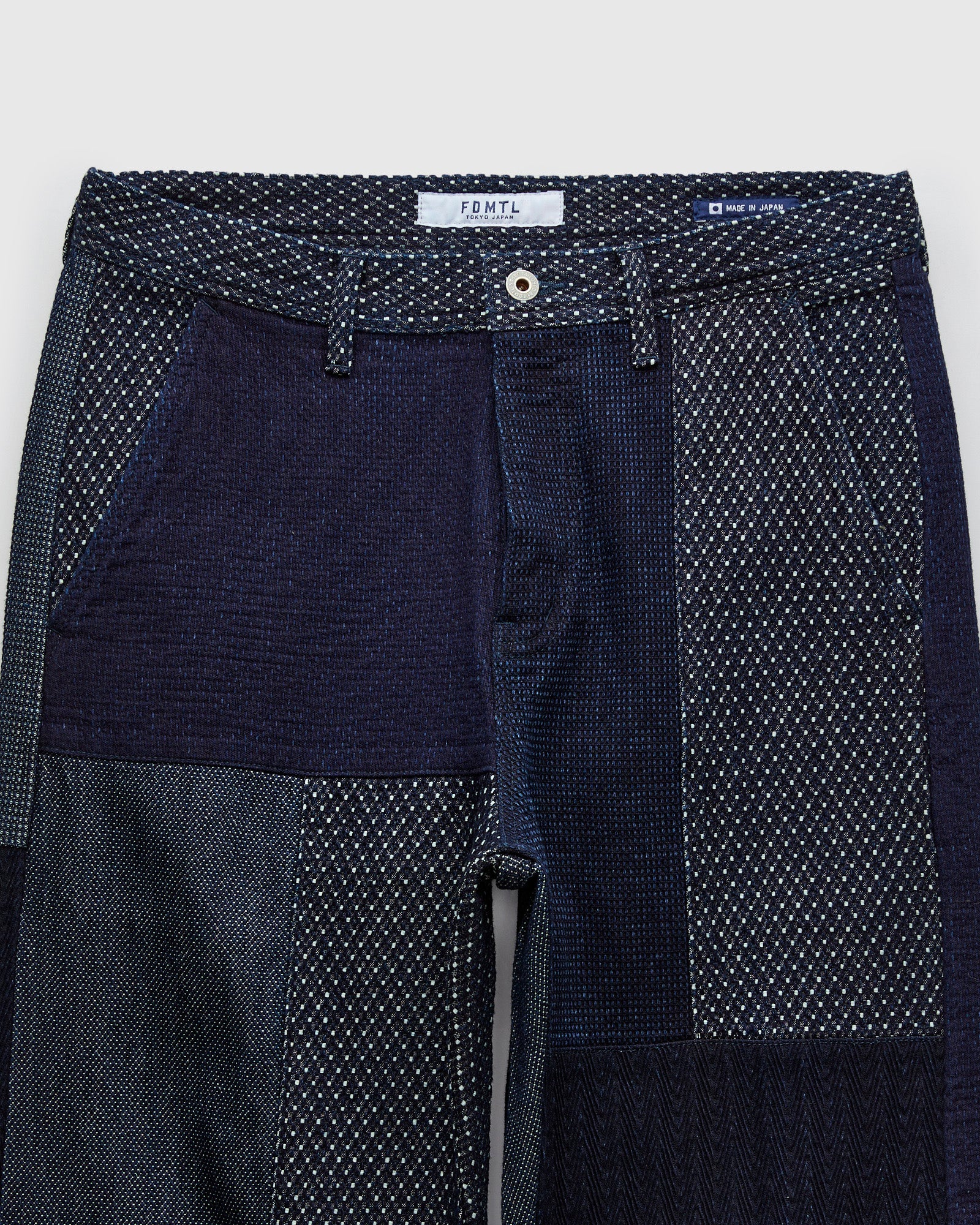 Boro Patchwork Wide Pants in Rinsed Indigo – Blue Owl Workshop