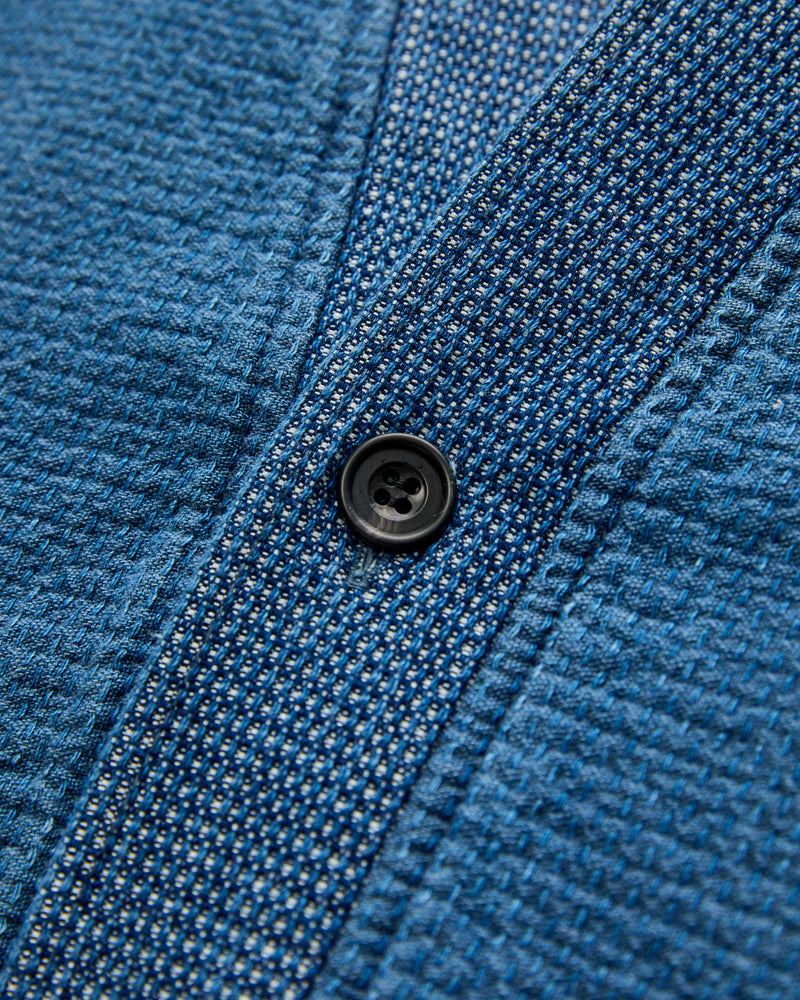 Diamond Short Cardigan in Indigo 3-Year Wash