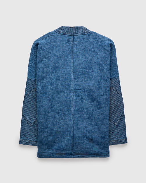 Diamond Short Cardigan in Indigo 3-Year Wash