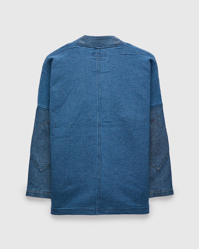 Diamond Short Cardigan in Indigo 3-Year Wash
