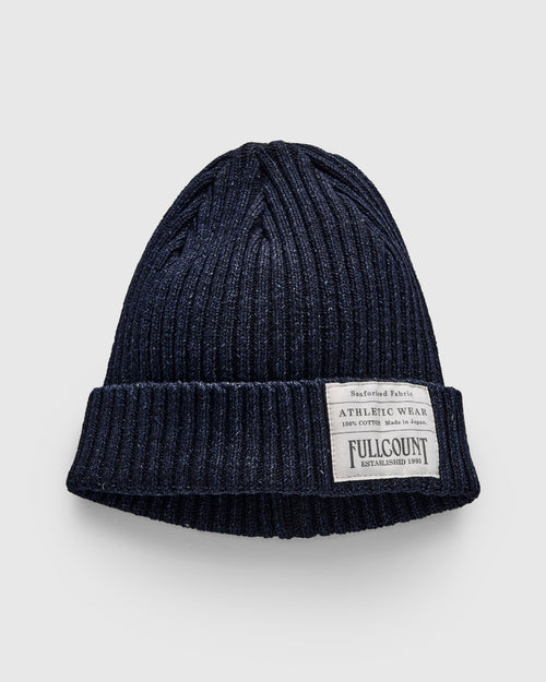 6817 Rib Watch Cap in Indigo
