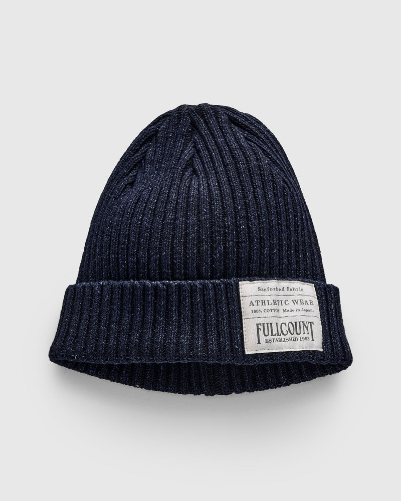 6817 Rib Watch Cap in Indigo