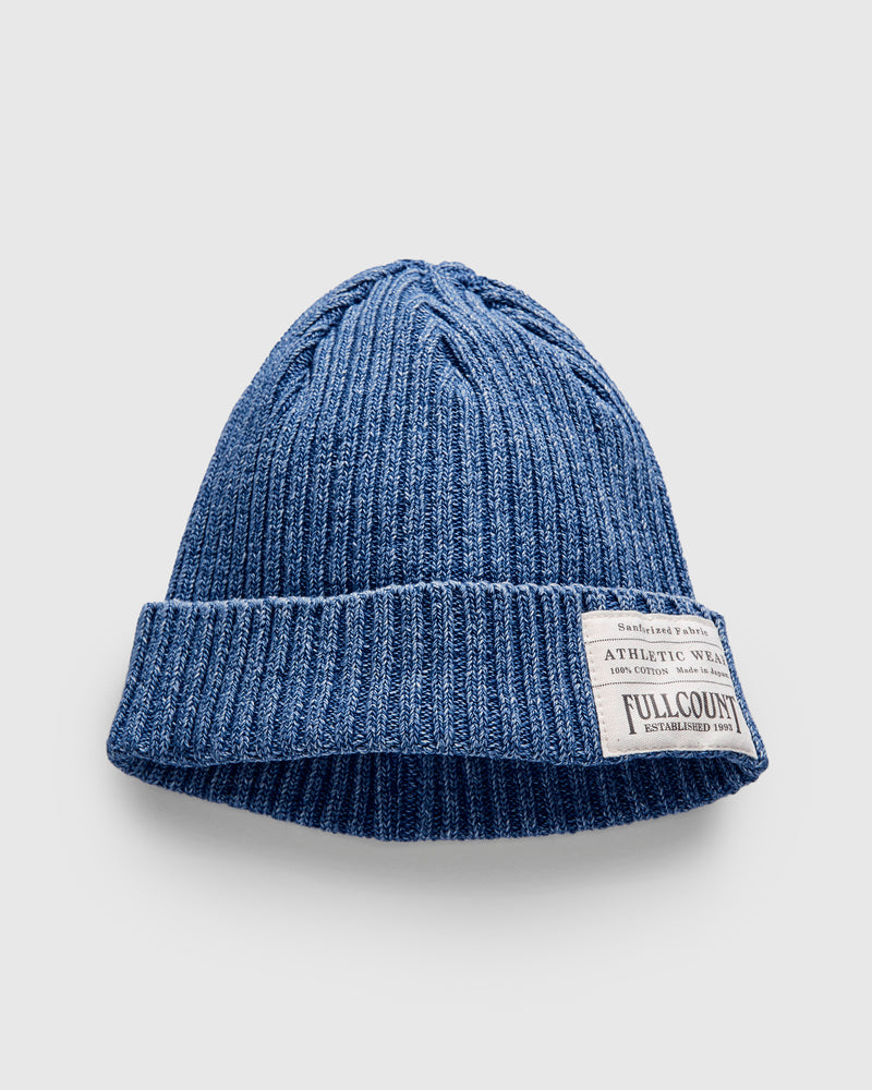 6817 Rib Watch Cap in Faded Indigo