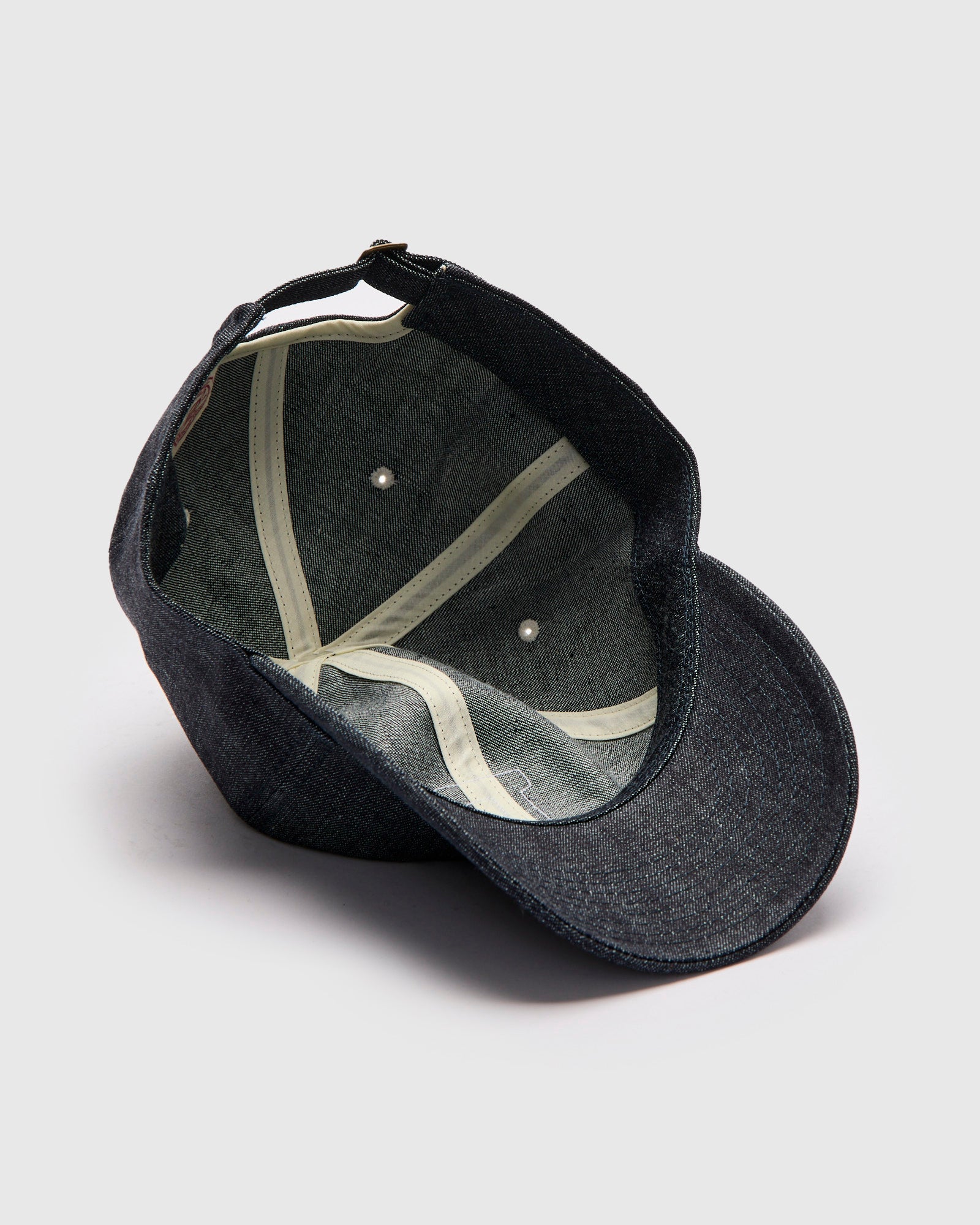 Patch Denim Baseball Cap in Indigo Blue – Blue Owl Workshop
