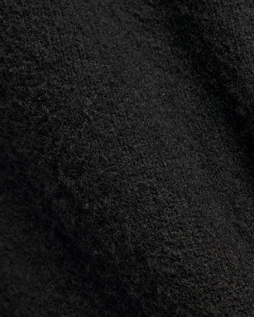 "Creatures of the Howlin' Moon" Wool Knit Cardigan in Black