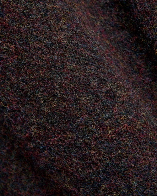 "Creatures of the Howlin' Moon" Wool Knit Cardigan in Wolf