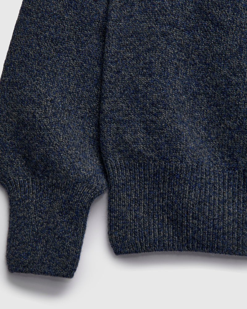 "High Pressure" Wool Zip Cardigan in Cosmo Mix