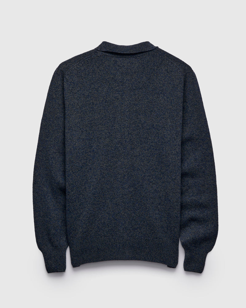 "High Pressure" Wool Zip Cardigan in Cosmo Mix