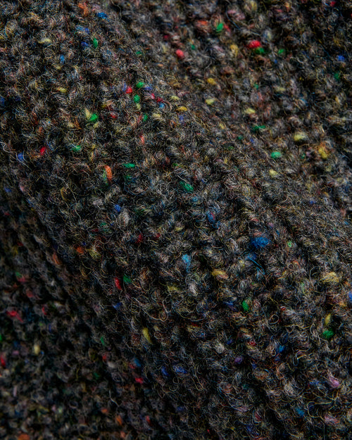 "Loose Ends" Wool Knit Cardigan in Astro