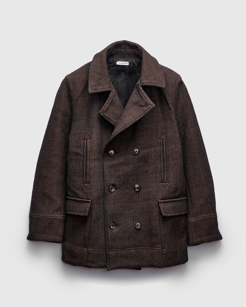 Loft Peacoat in Iron/Cutch Brick