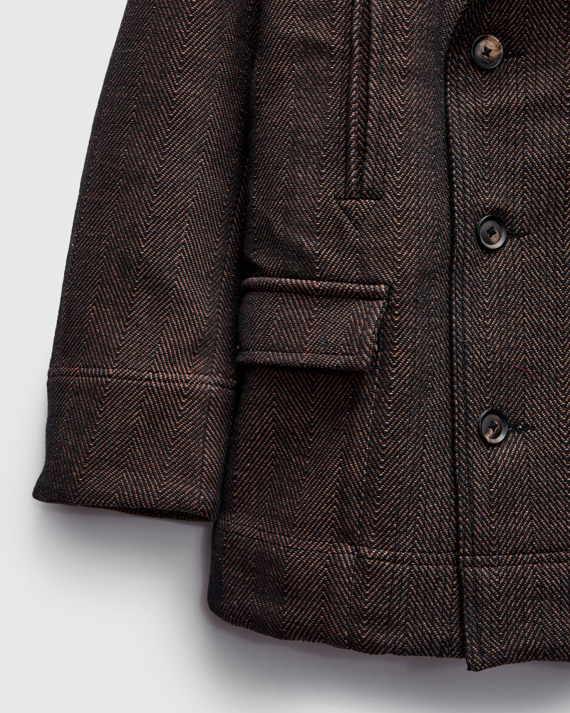Loft Peacoat in Iron/Cutch Brick