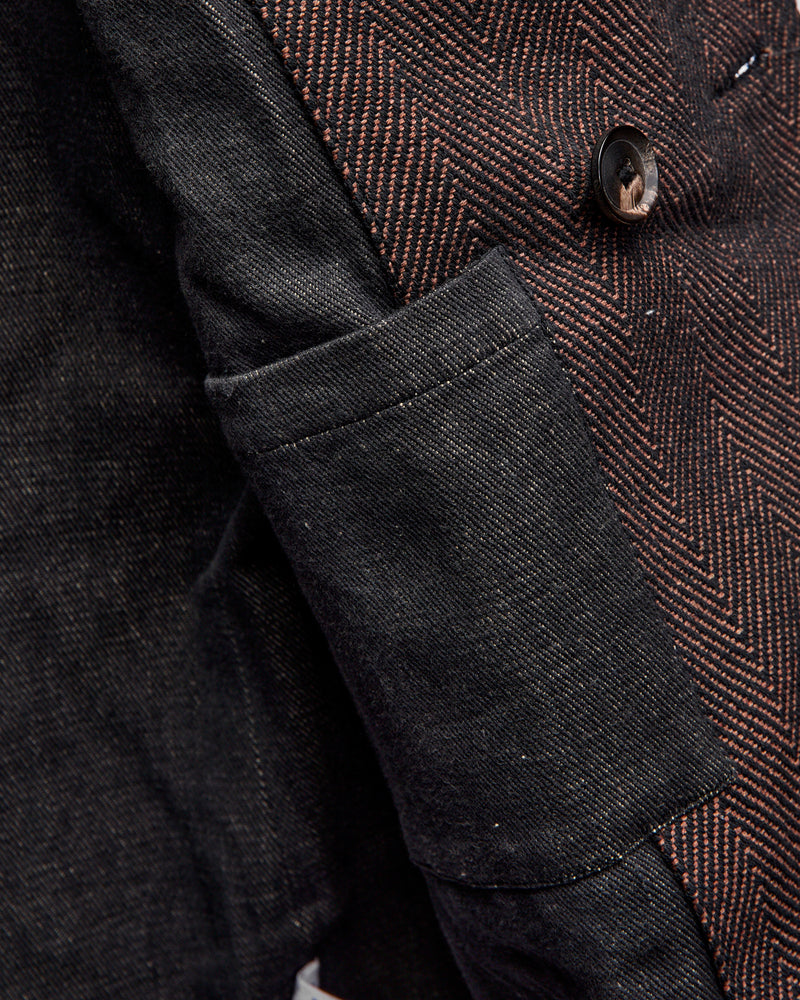 Loft Peacoat in Iron/Cutch Brick