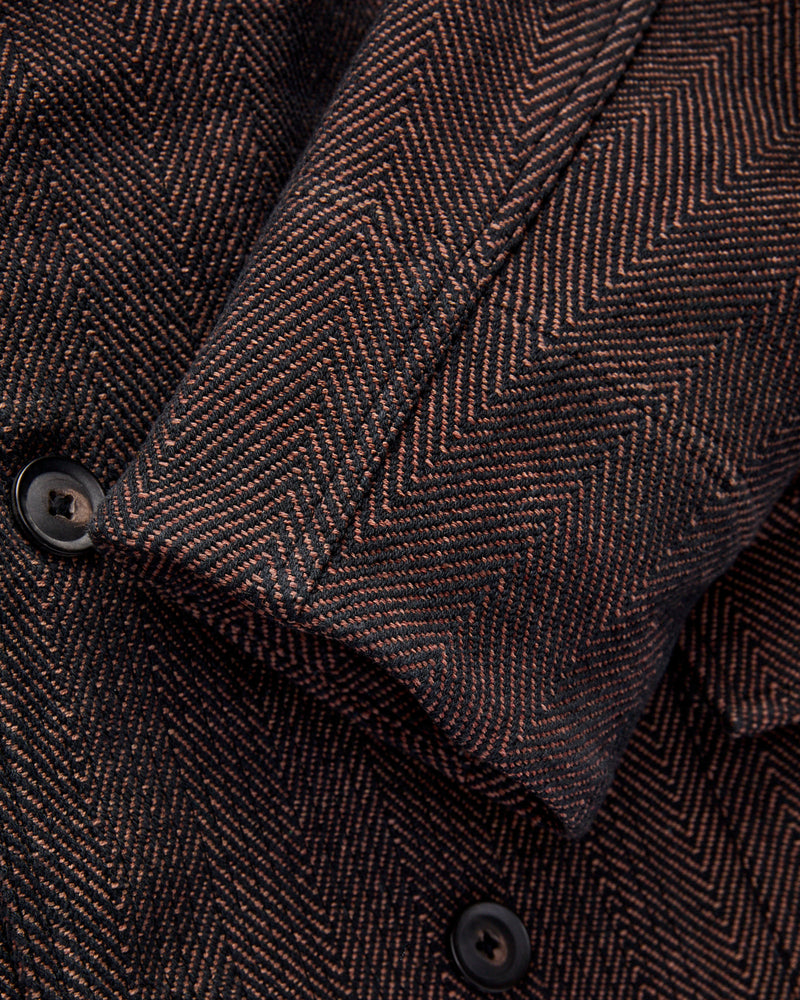 Loft Peacoat in Iron/Cutch Brick