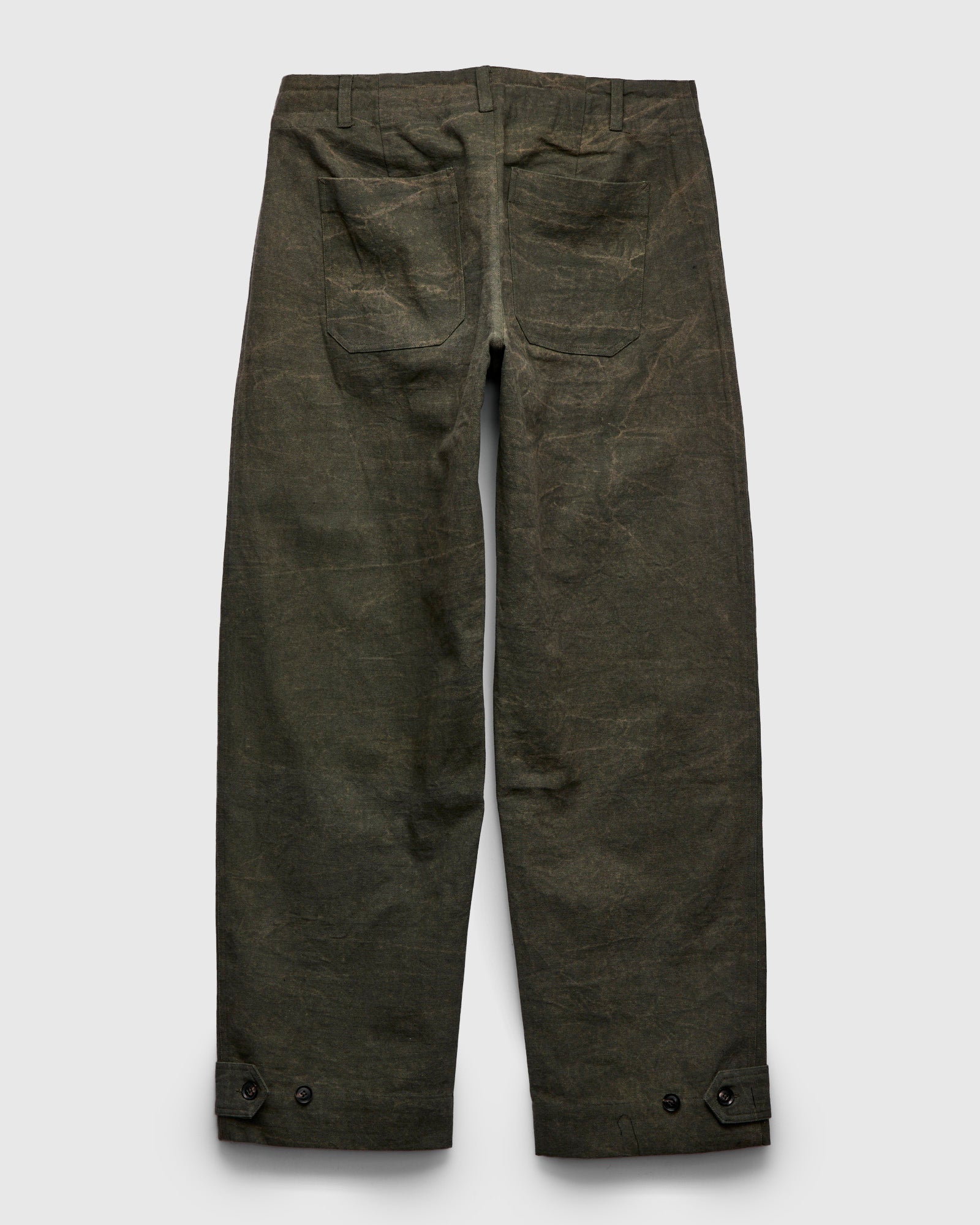 Raka Pants in Forest Green Crackle Canvas – Blue Owl Workshop