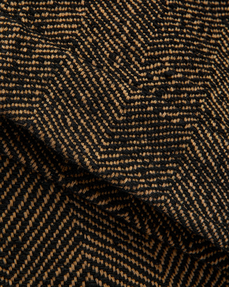 Shakoor Pants in Iron Black/Tan Herringbone