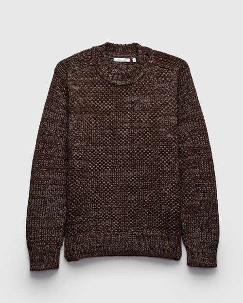 Spencer Thermal in Brown Alpaca/Walnut Cotton