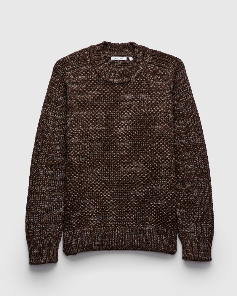 Spencer Thermal in Brown Alpaca/Walnut Cotton