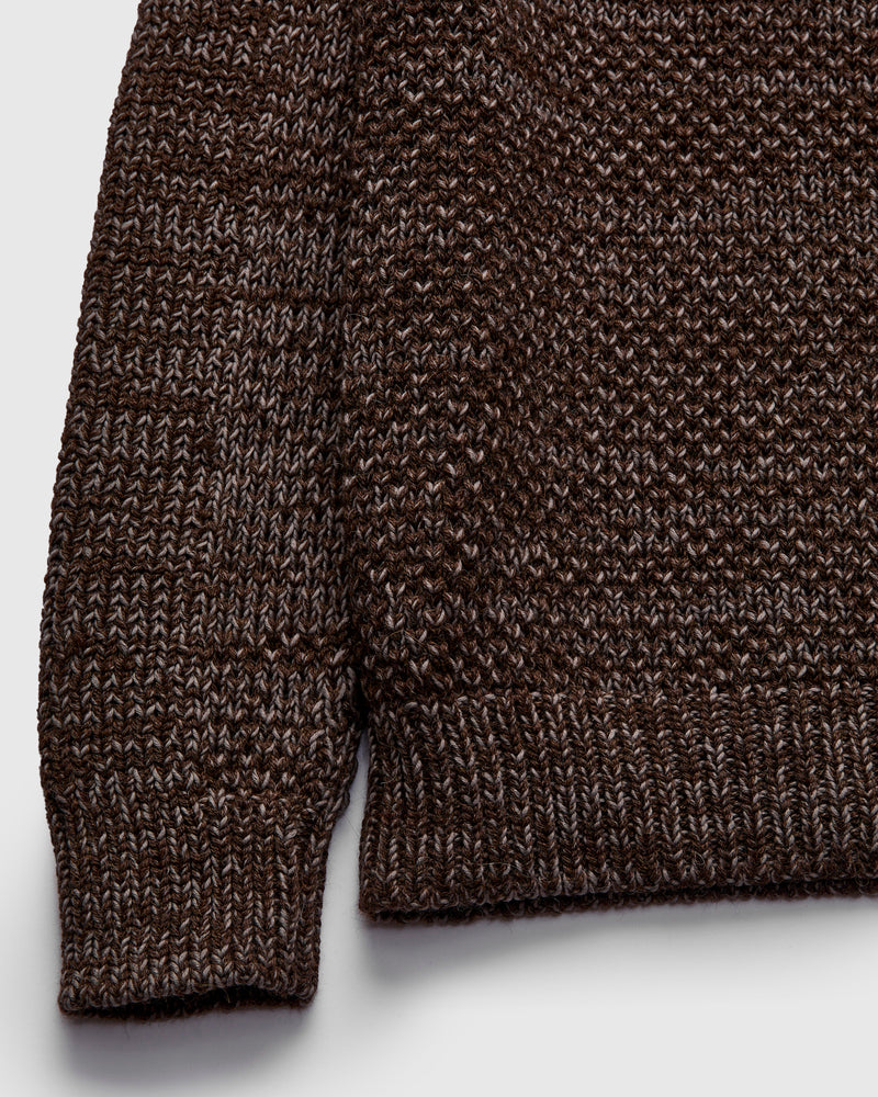 Spencer Thermal in Brown Alpaca/Walnut Cotton