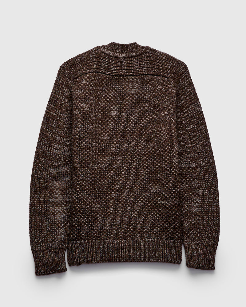 Spencer Thermal in Brown Alpaca/Walnut Cotton