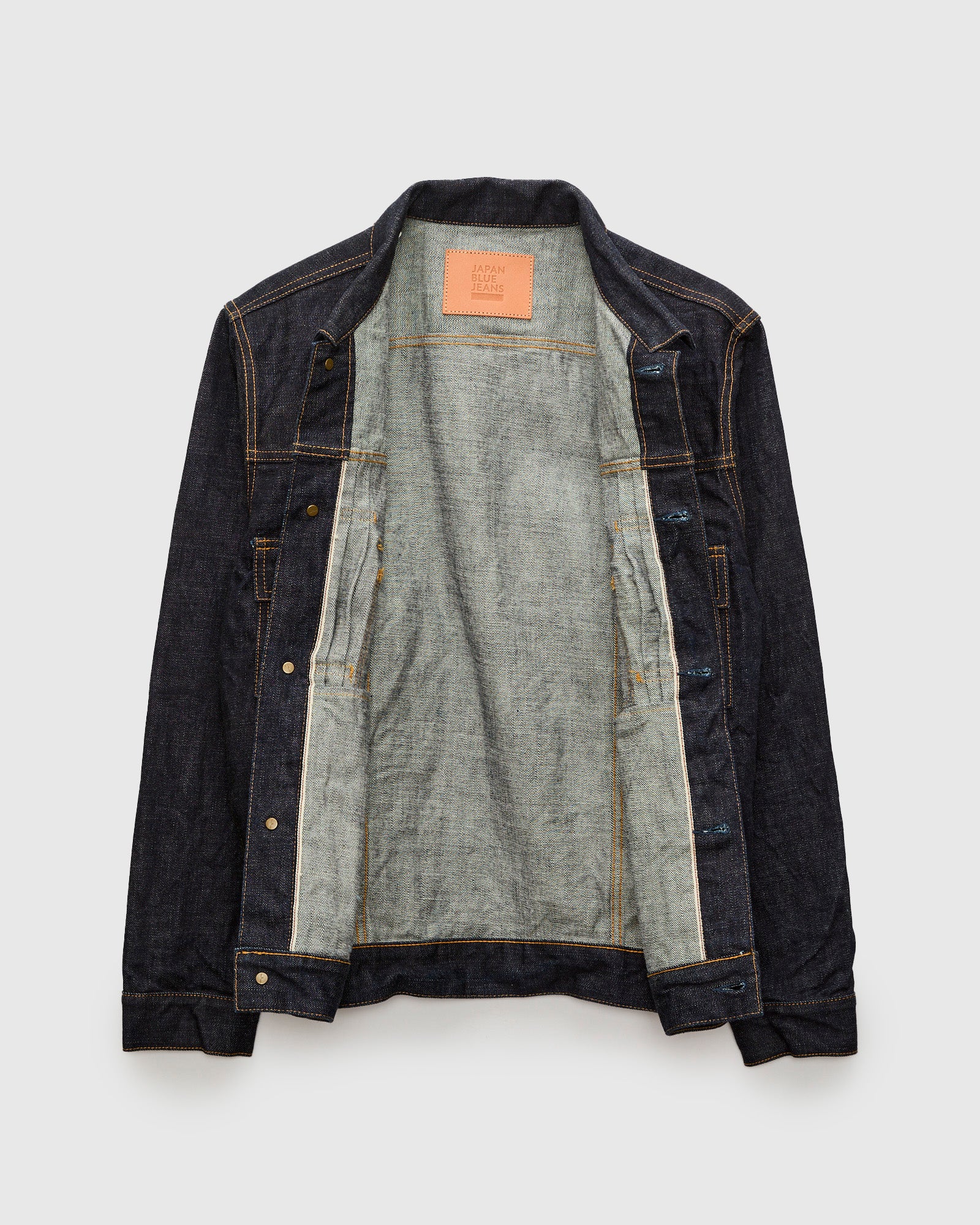 JBGJ1000-ID 14.8oz Type 2 Denim Jacket in Rinsed Indigo – Blue Owl