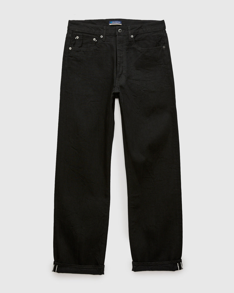 J514 14oz Black Selvedge Denim - Loose Straight Fit