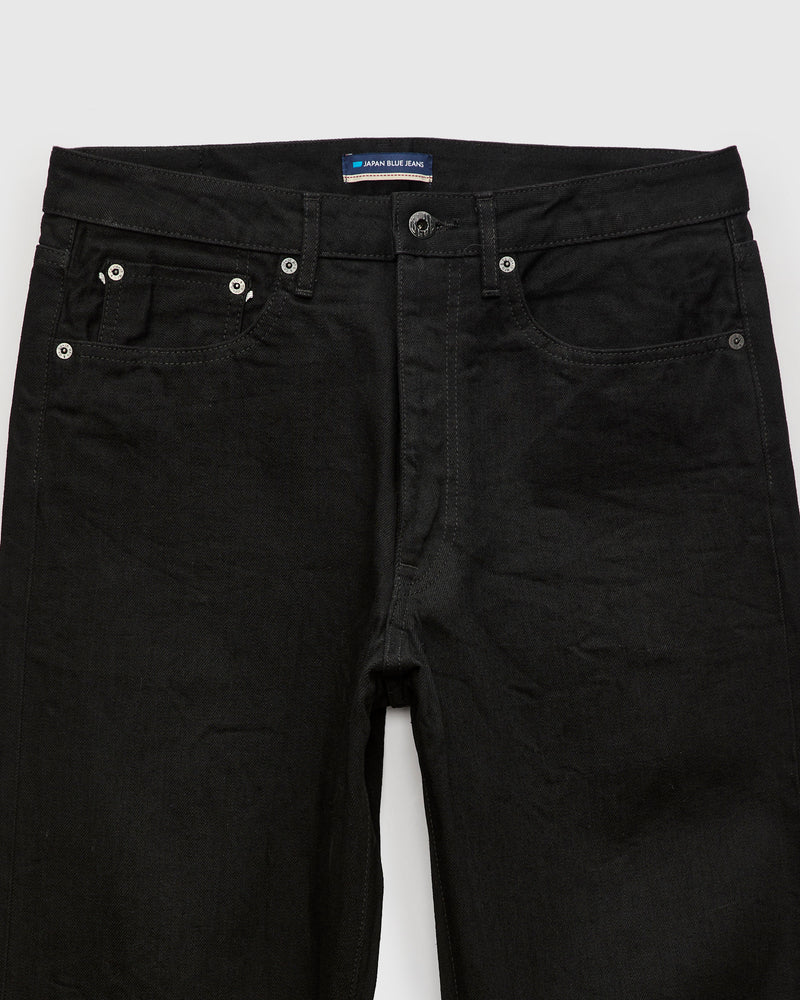 J514 14oz Black Selvedge Denim - Loose Straight Fit